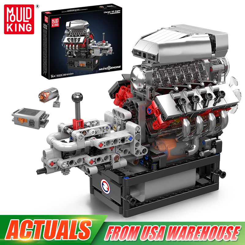 Lego Set Technic - Mould King 10225, technisches Motorspielzeug, motorisiertes