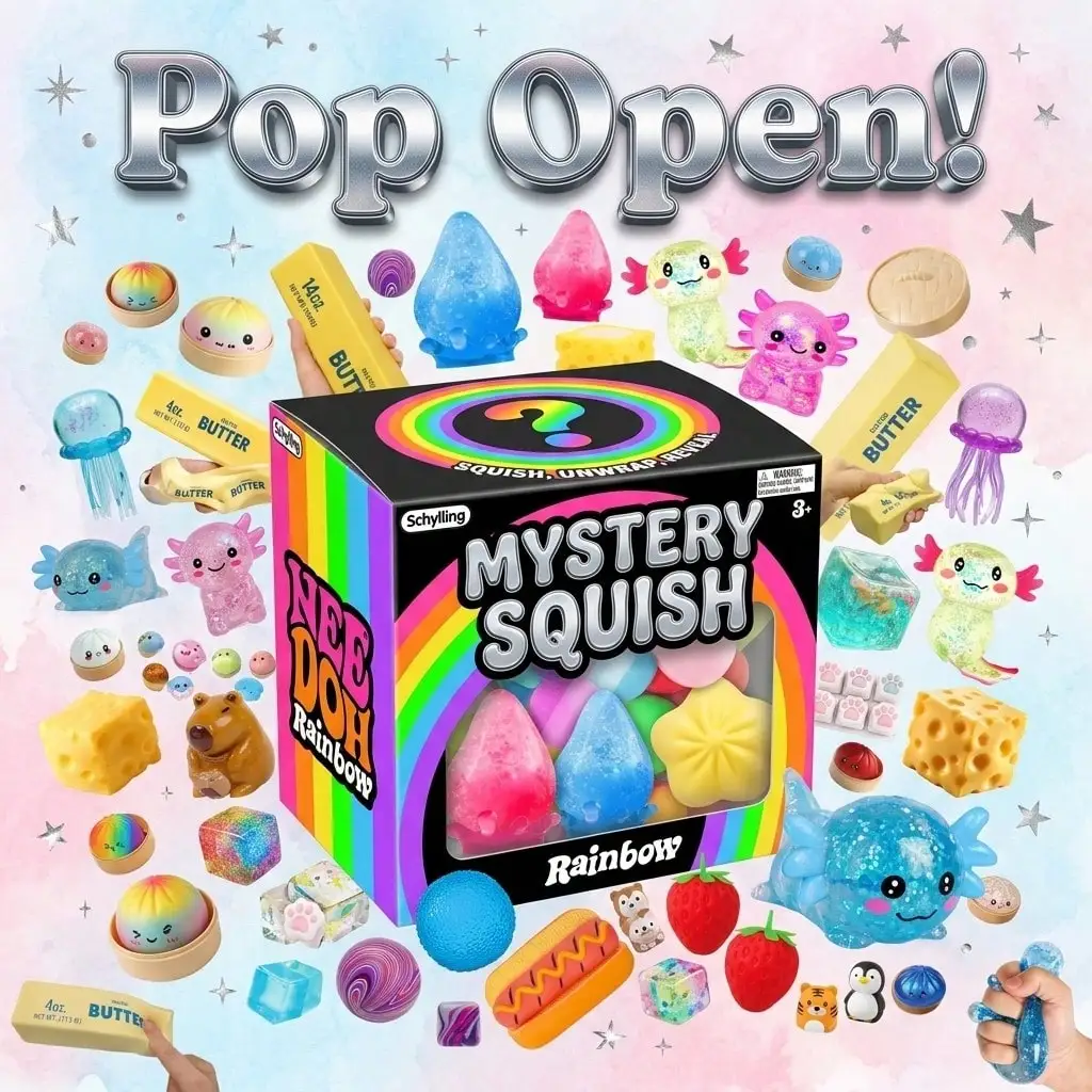 Mystery Box Blind Bag - Regenbogen Mystery Squish Blind Box -