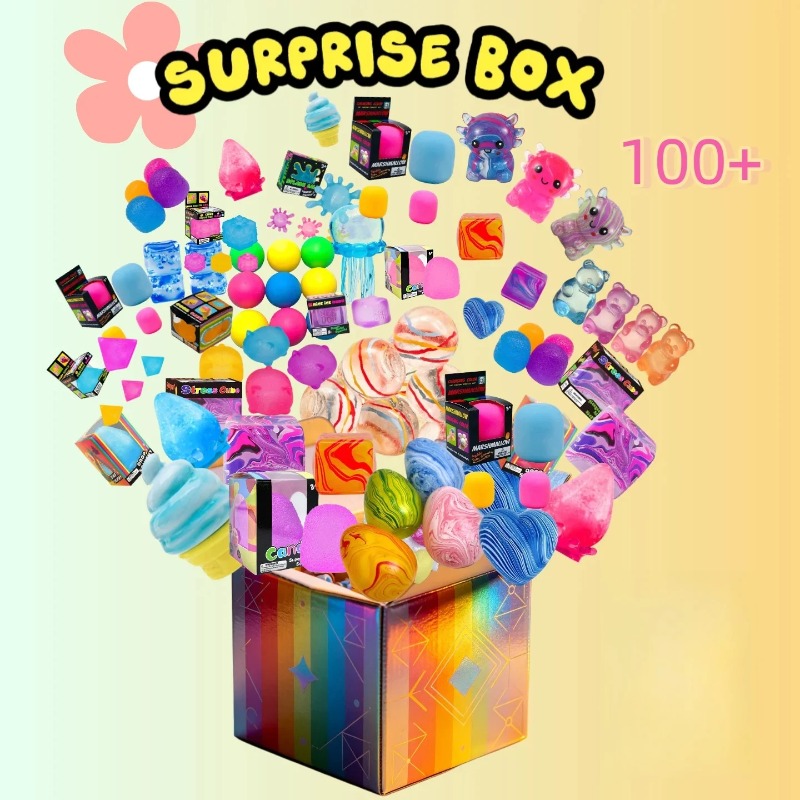 Mystery Box Blind Bag - Bestseller Niedliche Würfel- & Ozean-Squishies Blindbox,