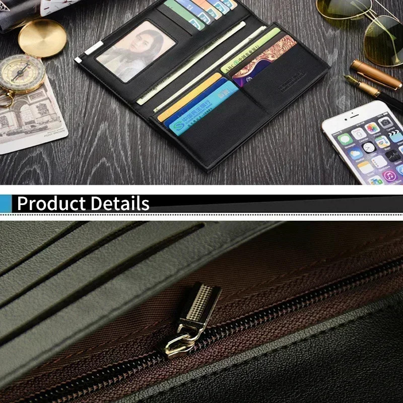 Leder-Geldbörse für Herren Bar – Card Top Loader Bewertung und Preis