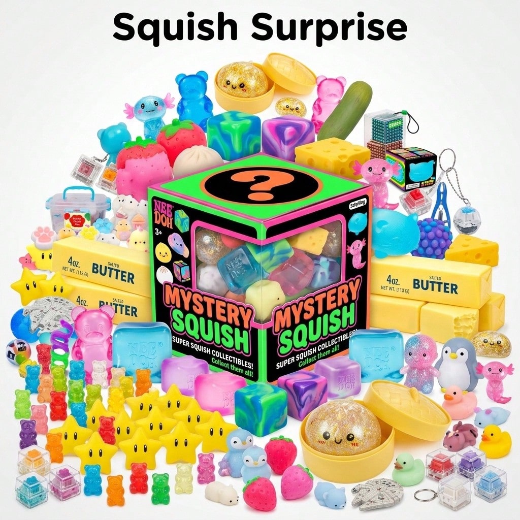 Niedliche Basic Squishy Blind  – Mystery Box Blind Bag Bewertung und Preis